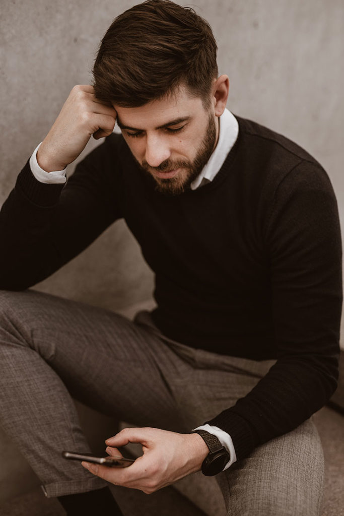 professionelles Business Portrait Mann Illertissen Fotografin Ulm Sabine Fischer