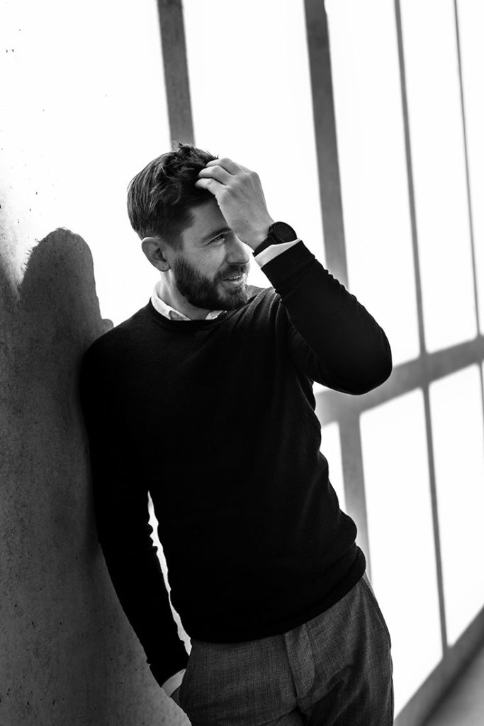 Mann Portrait Schwarzweiß Ulm Illertissen Fotografie Kontrast