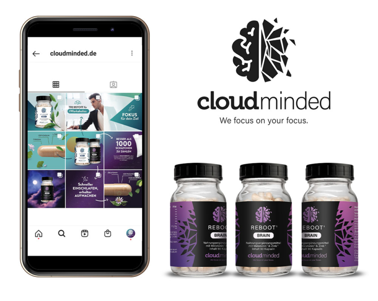 Cloud Minded Design Produktfotografie Kunstlicht Studio Sabine Fischer Grafikdesign