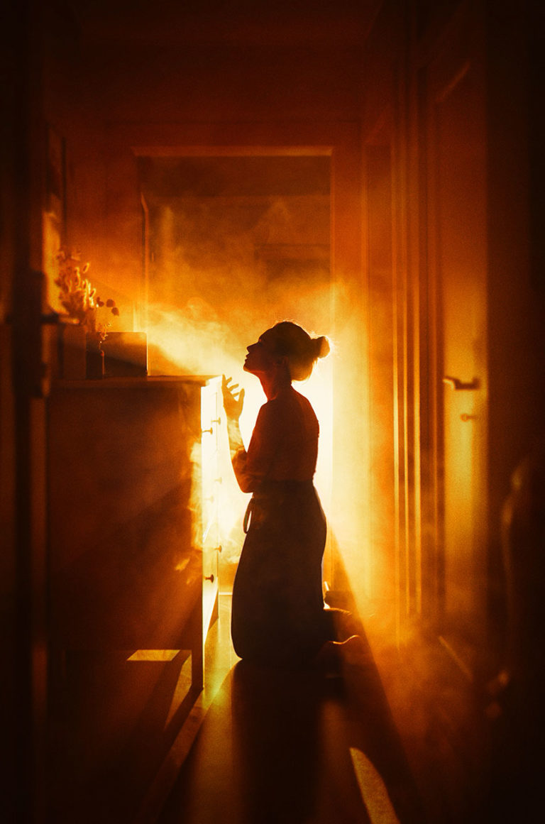 Self-Portrait Self Portrait Photographer Artist Self Portraiture Sabine Fischer lighting techniques beamer light setting arts