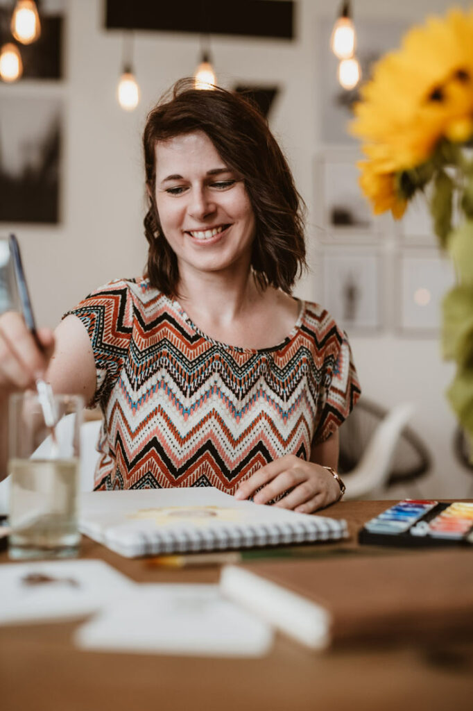 Illustratorin Ulm Personal Branding Fotoshooting Ulm