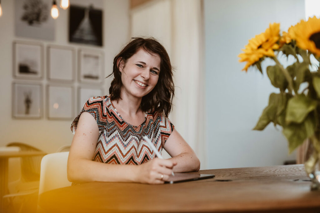 Illustratorinnen Portrait Fotoshooting