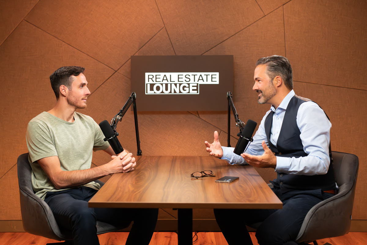 real estate lounge podcast studio münchen the bulb production