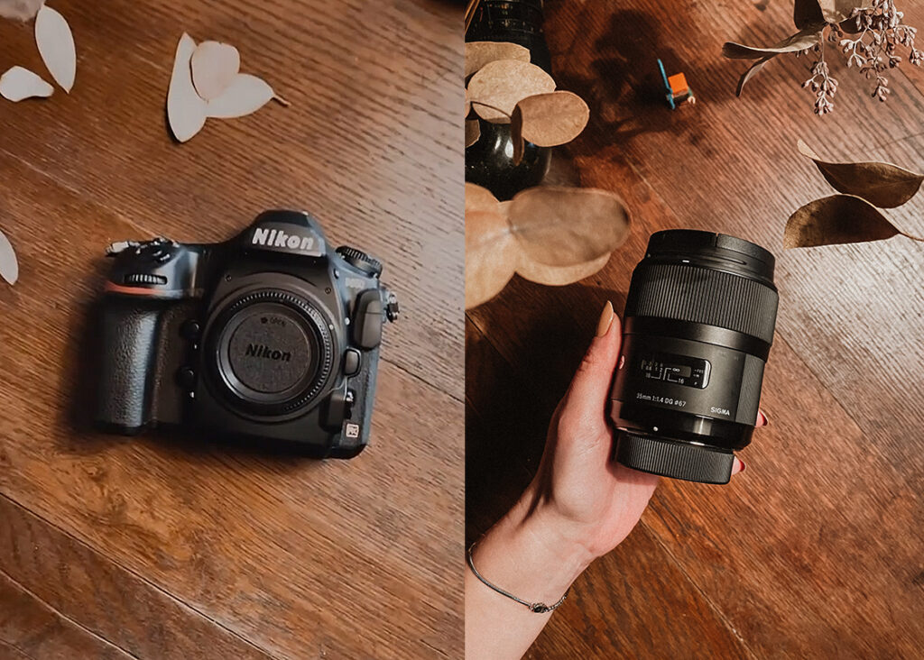 Nikn D850 Vollformat Fotografin Festbrennweite