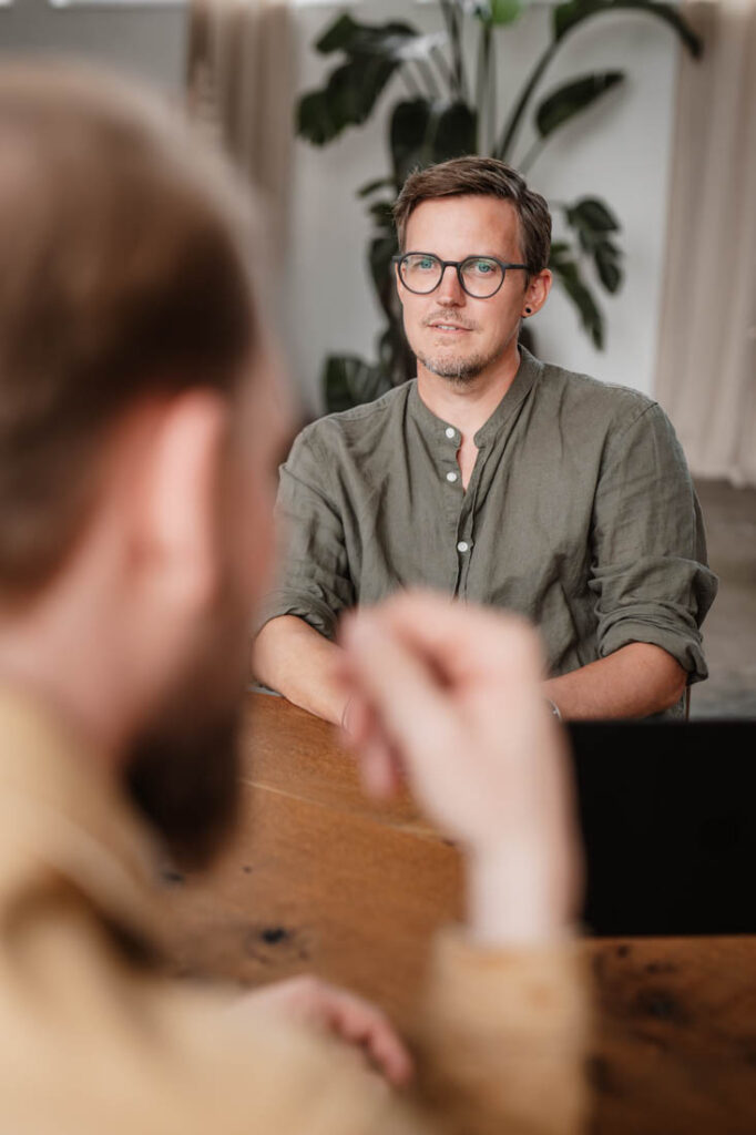 personal branding fotografie linkedin Ulm patientengespräch kundengespräch