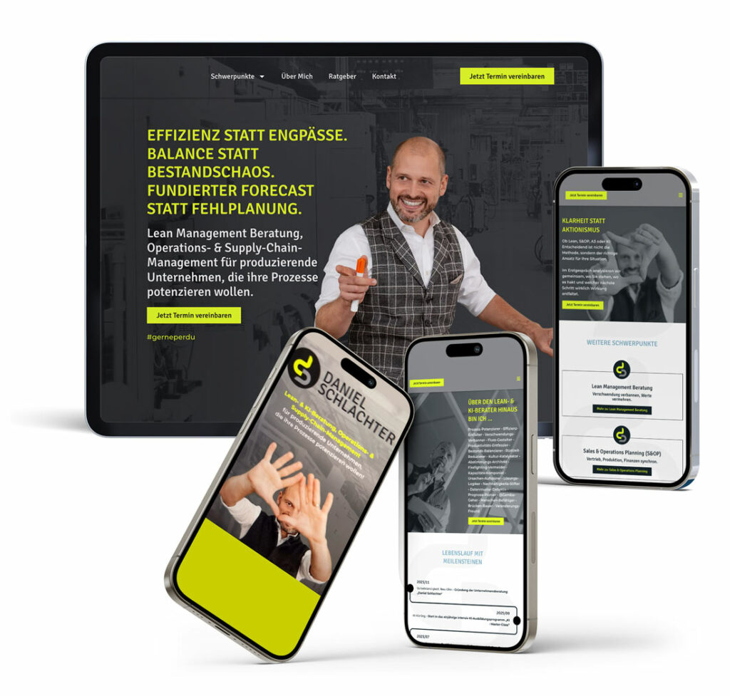 Einsatzbereiche Webseite Personal Branding Fotos Berater