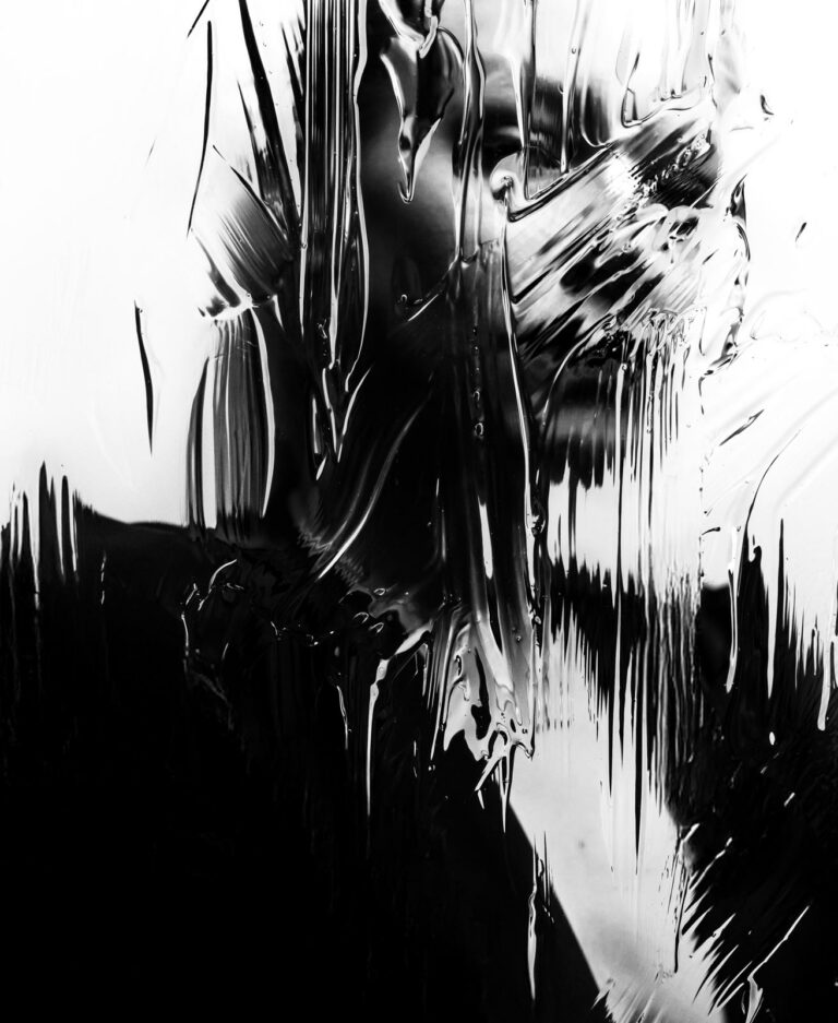 abstract self portrait photography gel on glass technique and in-camera effect